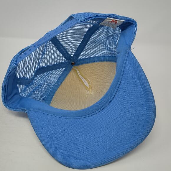 I'm Mechanically Inclined I Screw Up Snapback Trucker Hat Blue One Size - Picture 7 of 9